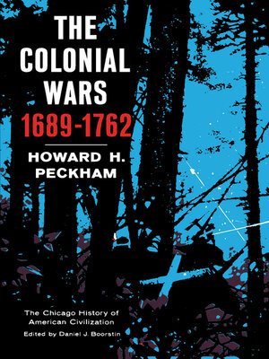 cover image of Colonial Wars, 1689-1762